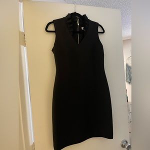 Calvin Klein black dress with gold zipper